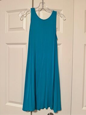 Old Navy Size Small Sleeveless Blue Teal A-Line Swing Dress
